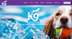 Desktop Screenshot of k9aquasports.com